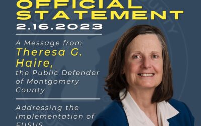 Public Defender Theresa G. Haire Addresses Concerns Over FUSUS Implementation